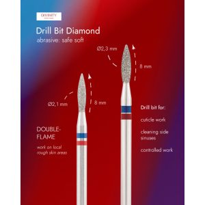 DIVINITY Dimanta frēzes uzgalis Diamond bit 