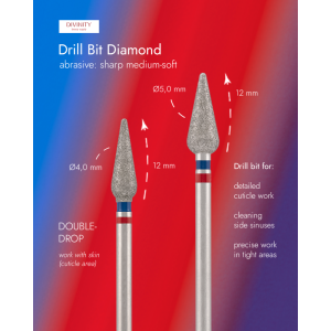 DIVINITY Dimanta frēzes uzgalis Diamond bit 
