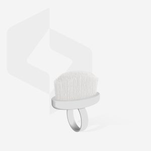 Mini manikīra birstīte putekļu notīrīšanai EXPERT 03 (uzliekama uz pirksta) (10 gab.) STALEKS