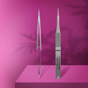 STALEKS EXPERT 93 TYPE 1 Professional cuticle micro scissors with hook, šķēres manikīram
