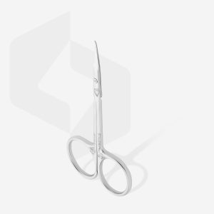 STALEKS EXCLUSIVE Professional cuticle scissors with hook EXCLUSIVE 23 TYPE 1 (magnolia), kutikulas šķēres