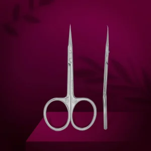 STALEKS EXCLUSIVE 21 TYPE 2 Professional cuticle scissors with hook Magnolia, kutikulas šķēres
