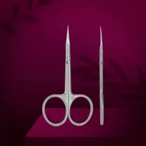 STALEKS EXCLUSIVE 23 TYPE 2 Professional cuticle scissors with hook Magnolia, kutikulas šķēres