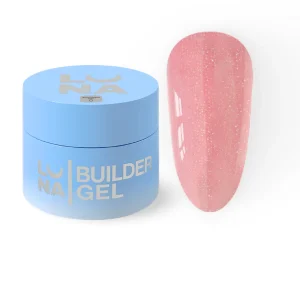 Lunamoon SHIMMER GEL 4, 15 ml gēls nagu modelēšanai