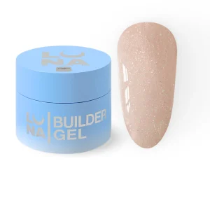 Lunamoon SHIMMER GEL 9, 15 ml gēls nagu modelēšanai