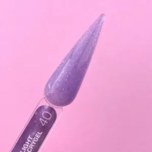 Lunamoon Light Acrygel 40, 13 ml akrigēls pudelītē - atstarojošais