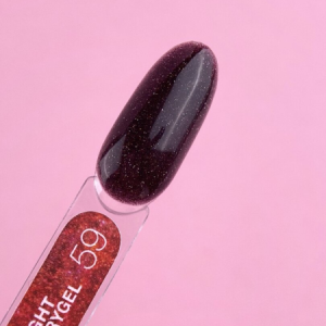 Lunamoon Light Acrygel 59, 13 ml akrigēls pudelītē - atstarojošs