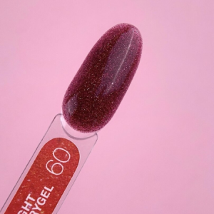 Lunamoon Light Acrygel 60, 13 ml akrigēls pudelītē - atstarojošs