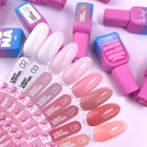 Lunamoon Light Acrygel 9, 13 ml akrigēls pudelītē